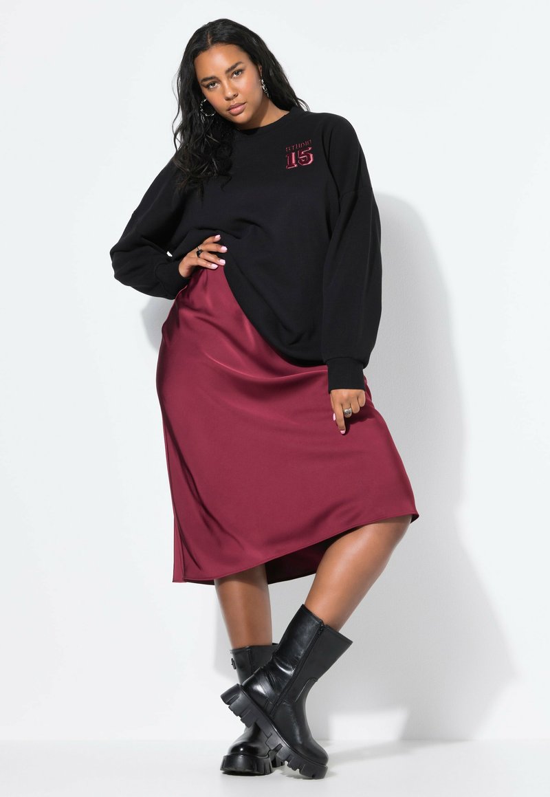 Studio Untold A-Linien-Rock claret/beere