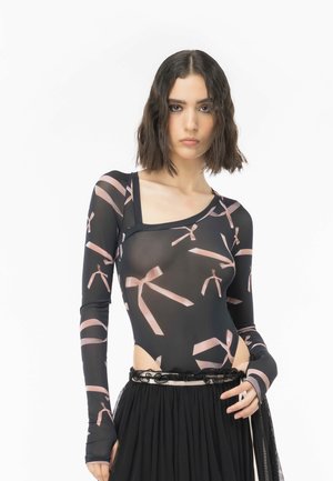 UMILIARE - Langærmet T-shirt - black pink