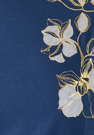 Damart À MOTIFS BRILLANTS - Camiseta estampada - Navy Blue