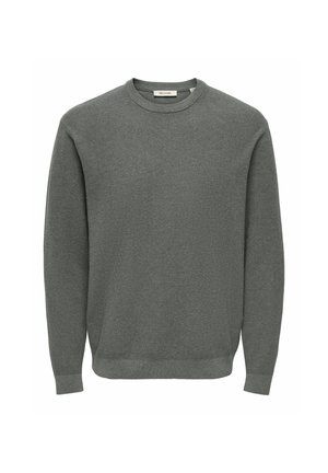 Only & Sons JUMPER ONSJOEY PULLOVER - Pullover - castor gray