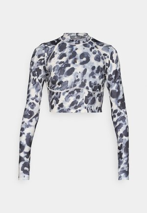 Long sleeved top - alumina/black