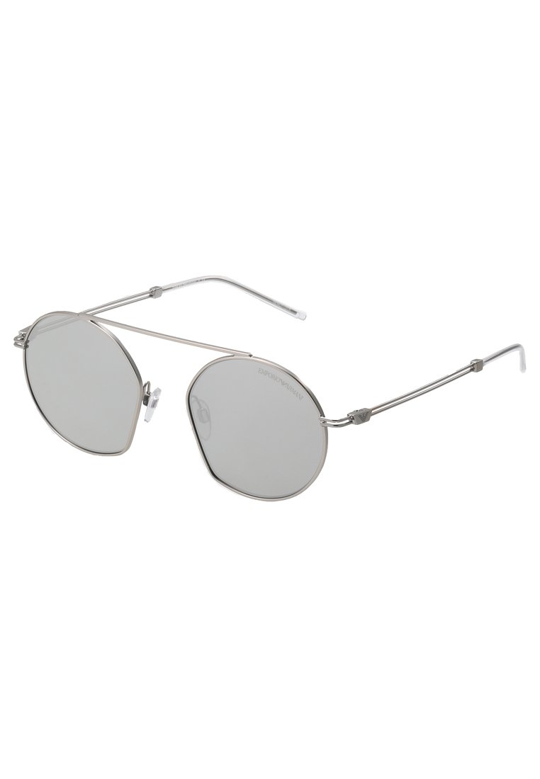 Emporio Armani Gafas de matte silver-coloured/plateado - Zalando.es