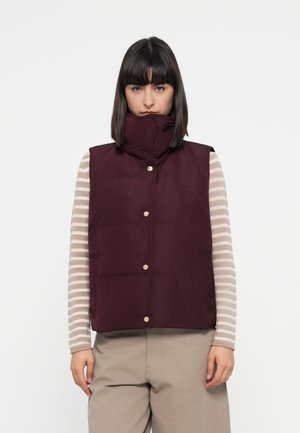 CREST - Weste - deep burgundy