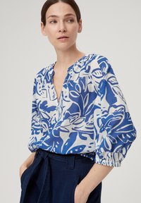 s.Oliver MIT RAFFUNG - Bluse - royalblau