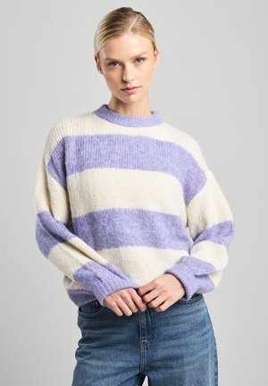 KALA - Jumper - white purple