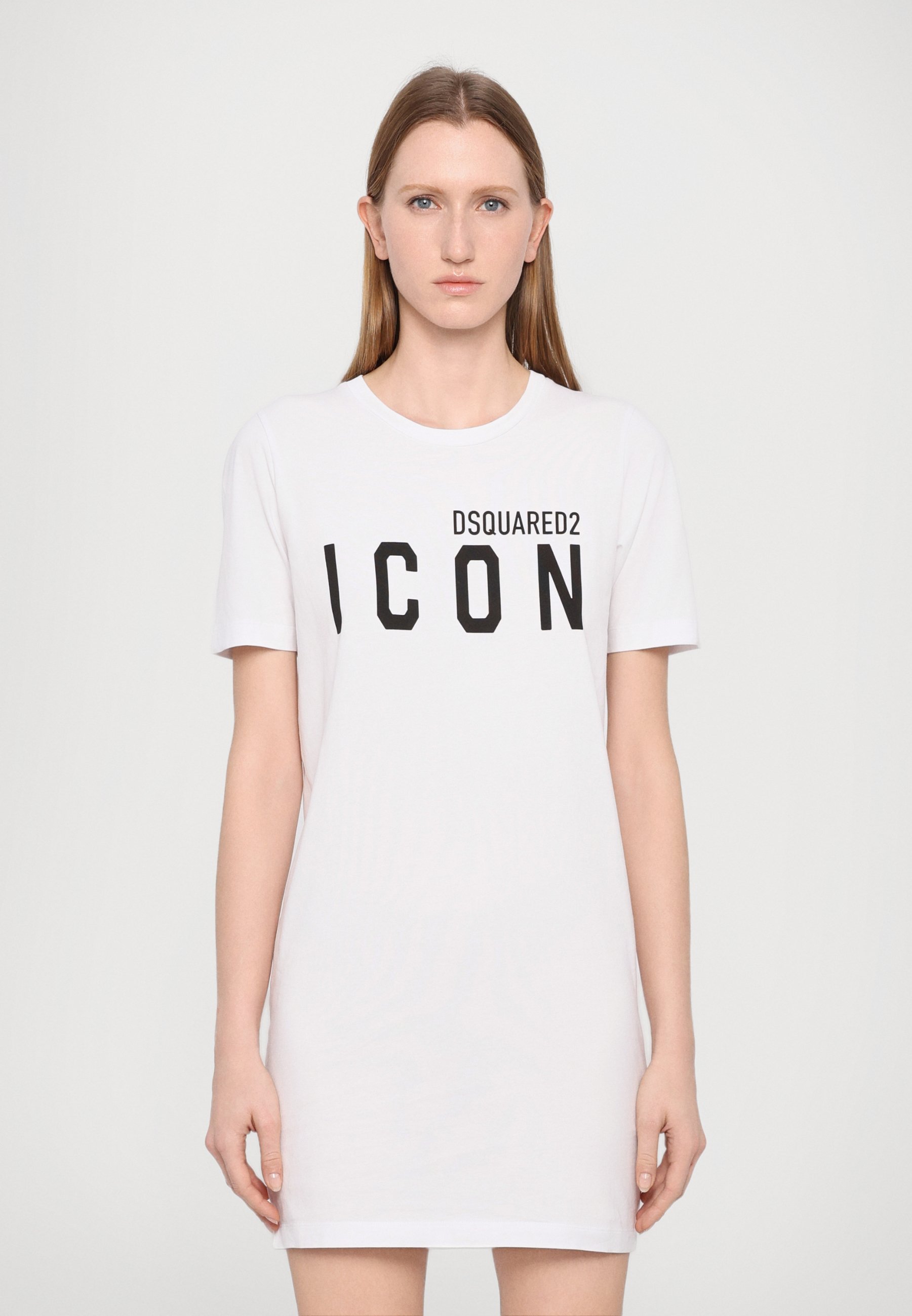 DSQUARED2 ICON Jersey dress - white - Zalando.co.uk