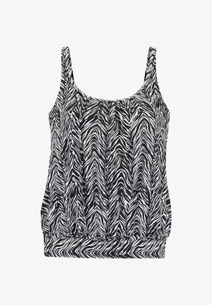 TANKINI - Zgornji del kopalk - schwarz weiß