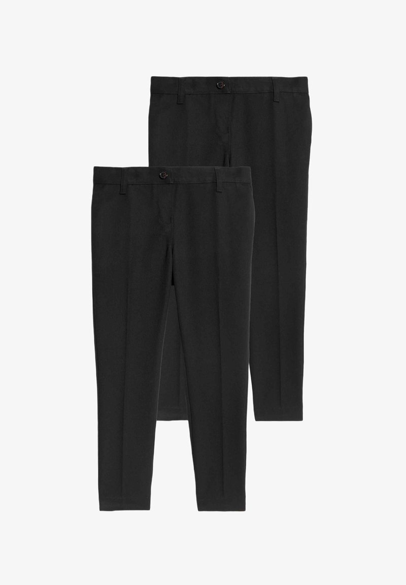 Marks & Spencer 2PACK LEG SCHOOL - Kalhoty - black
