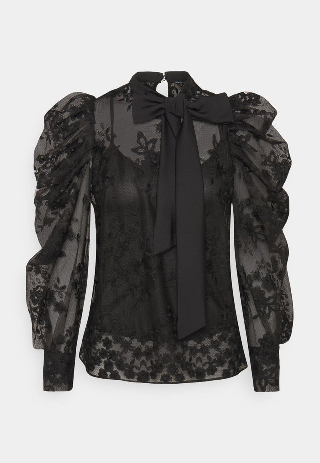 FLORAL - Blouse - black