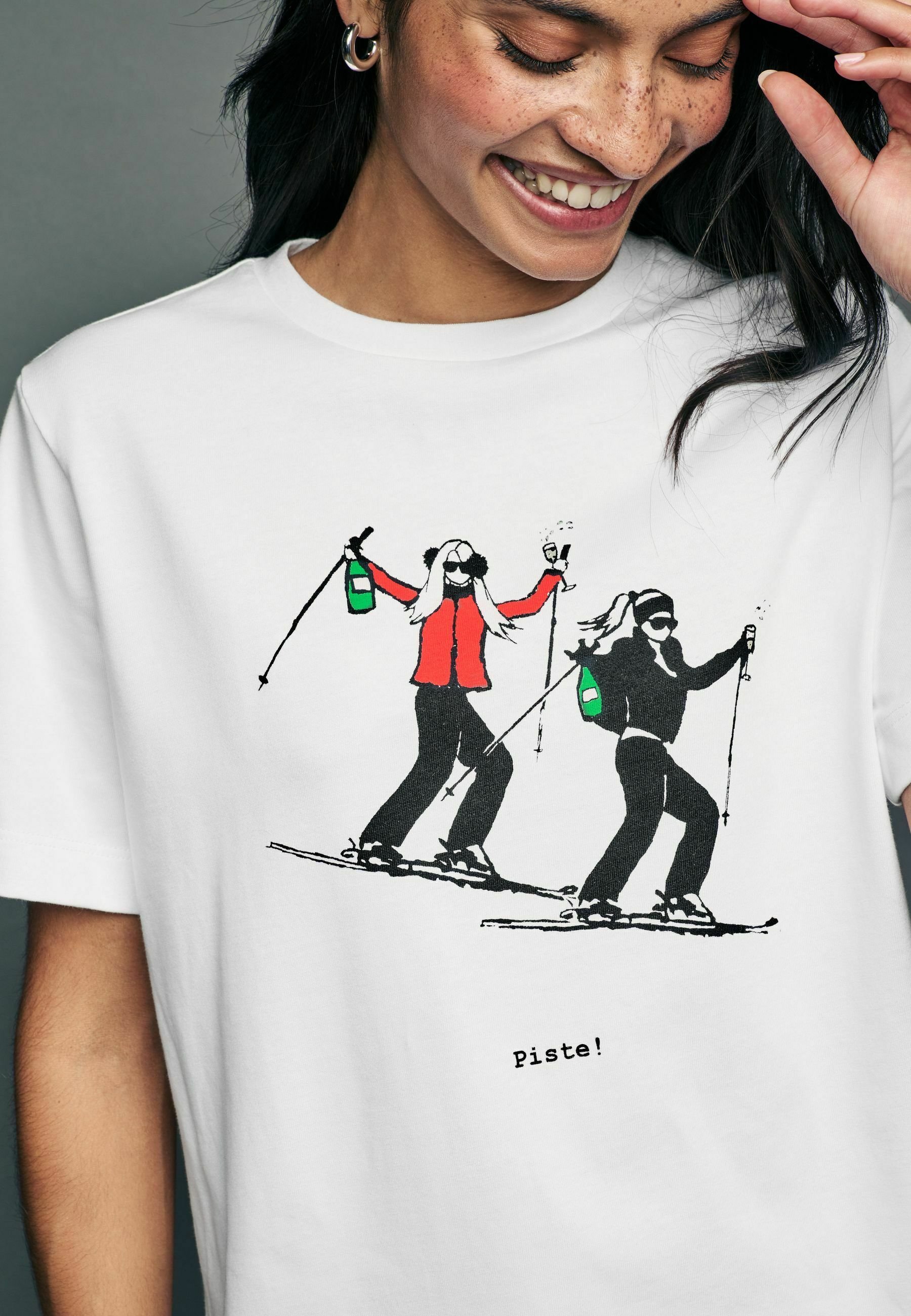 【HI FI FNK】Shadow Print T-Shirts Le Fantome