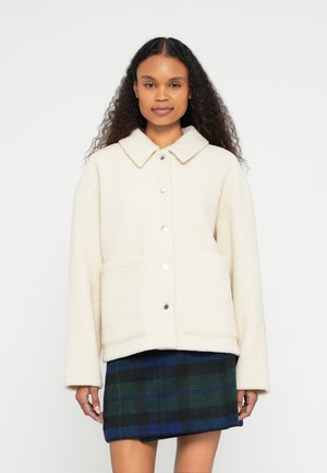 RAE OVERSHIRT - Fliisjakk - bone white