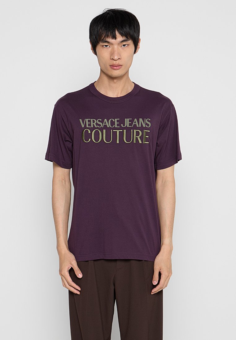 Versace Jeans Couture T-shirt print lila Versace Jeans Couture T-shirt print lila