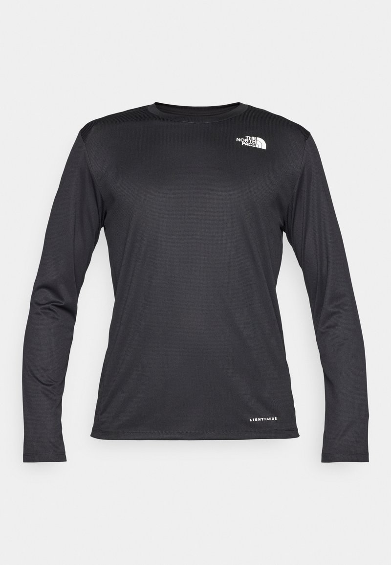 Neverless North Shore - Maglietta Uomo Maniche Lunghe Retrò Con Stampa Surf - Grigio Scuro, Taglia M - 100% Cotone, Vestibilità Comoda Fino Alla 4XL