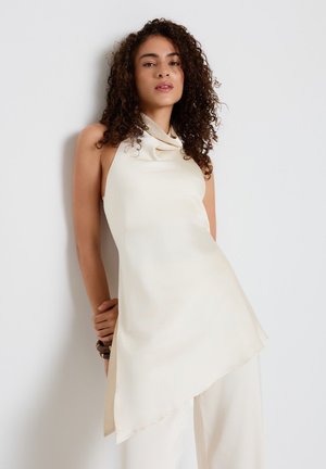 Calliope, TOP TINTA UNITA - Blouse - crema