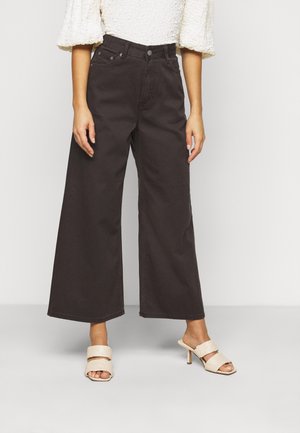 Flared Jeans - mottled black