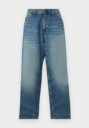 Carhartt WIP, SINGLE PANT SMITH - Τζιν χαλαρής εφαρμογής - blue destroy wash