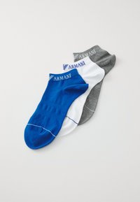Unausgewählt, ultramarine/melange grey/white