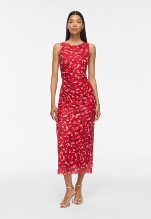 VILA, VIINGELISE DRESS - Robe longue - racing red