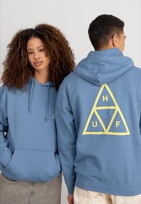 HUF SET HOODIE - Sudadera - slate blue