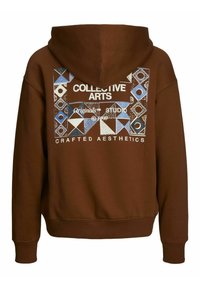 Jack & Jones Junior GEDRUCKT MINI - Felpa con cappuccio -  brown