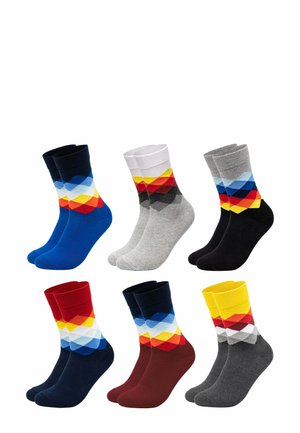 OCCULTO 6 PACK BUNTE - Socks - karo