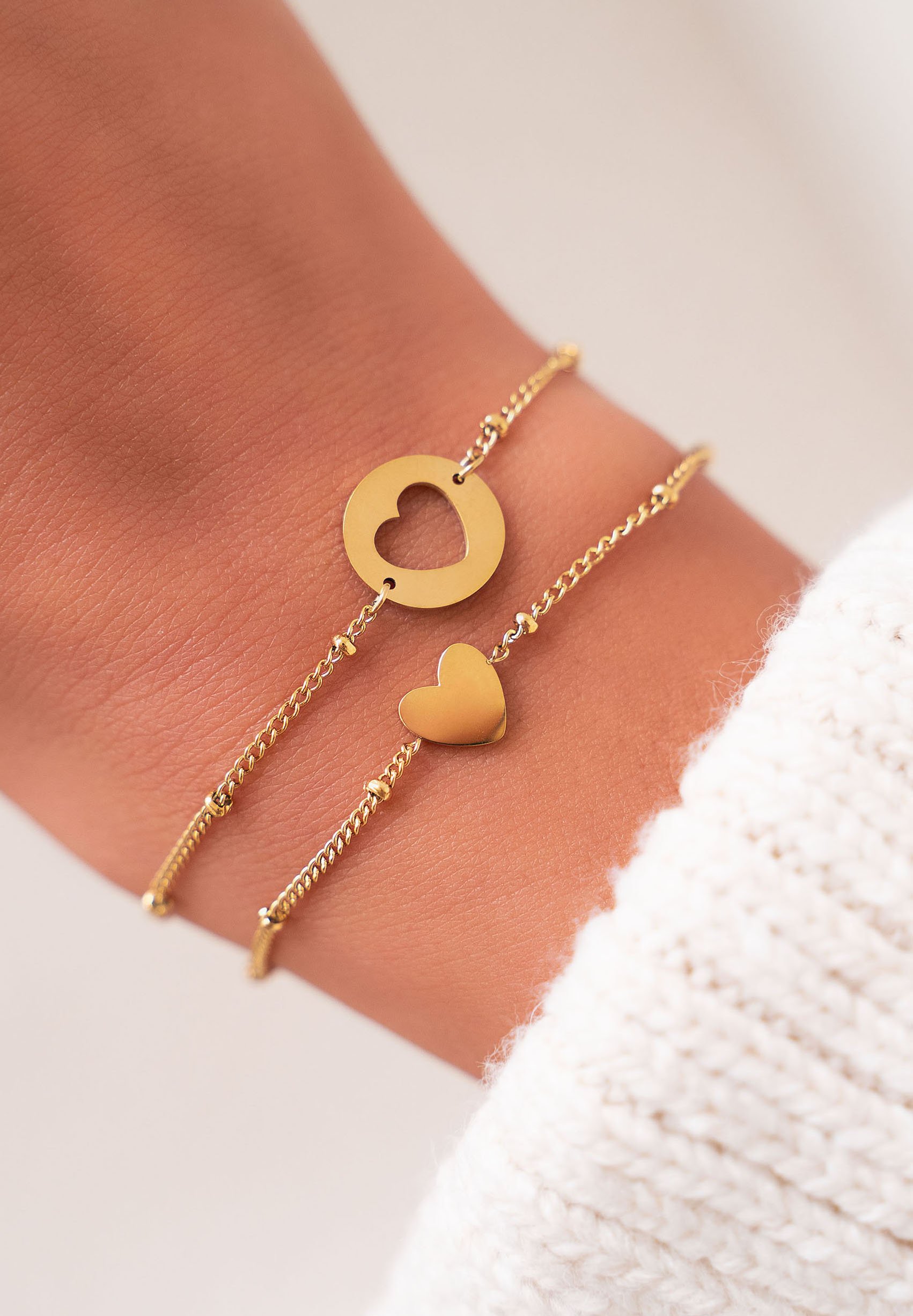 My Jewellery MOTHER & DAUGHTER 2 PACK - Bracelet - silver coloured/gold  coloured/silver-coloured - Zalando