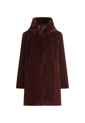 Betty Barclay, BETTY BARCLAY MIT KAPUZE PLÜSCHJACKE - Kurzmantel - dunkelrot