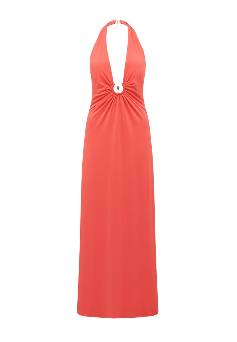 Forever New BEHATI HALTER - Robe longue - rose of sharon/rouge - ZALANDO.FR