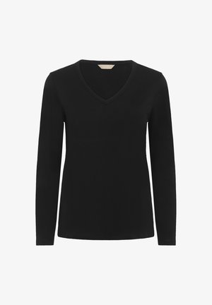 Culture BASE GITH - Top s dlouhým rukávem - black