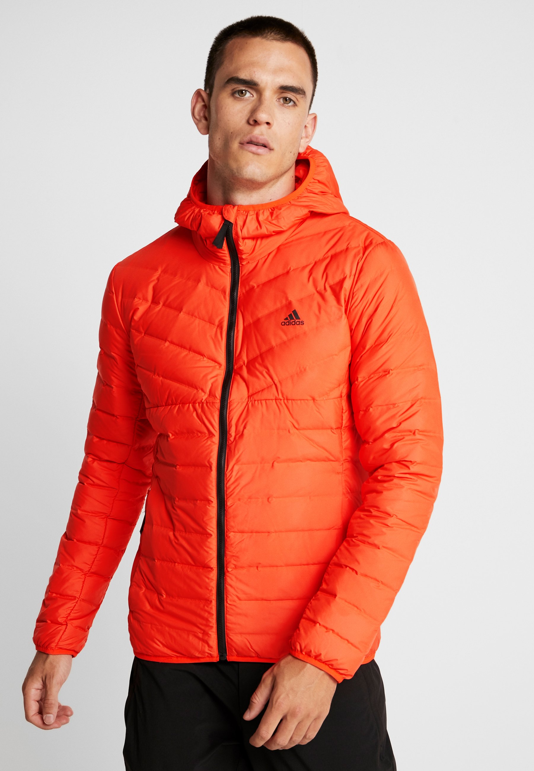 VARILITE SOFT 3 STRIPES HOODED DOWN adidas Varilite Soft 3 Stripes Hooded
