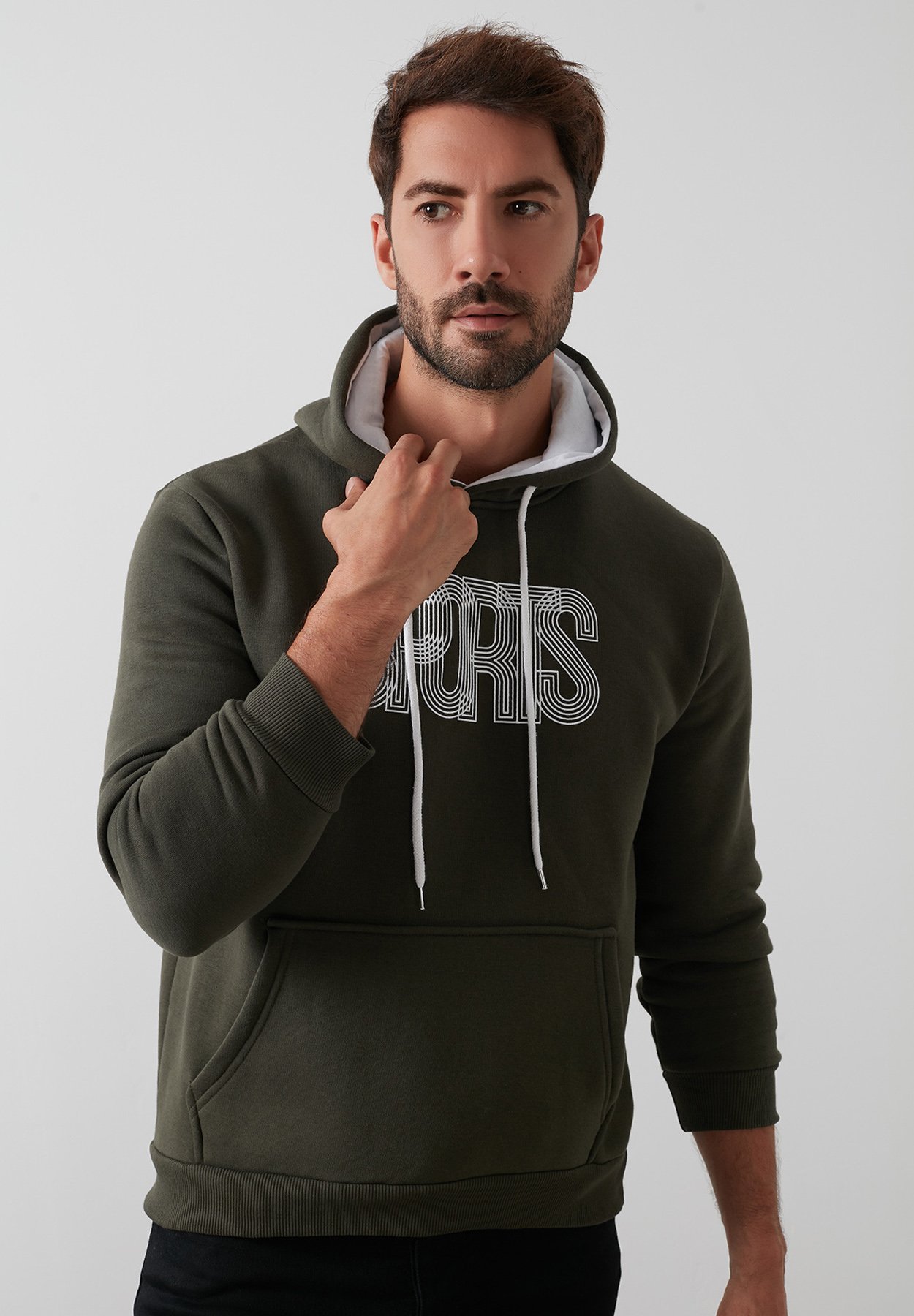 Buratti Felpa con cappuccio - khaki/cachi - Zalando.it