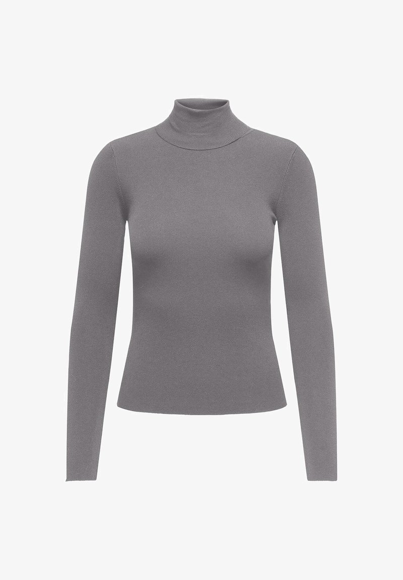 JDY CIRKELINE ROLL NECK - Trui - braun