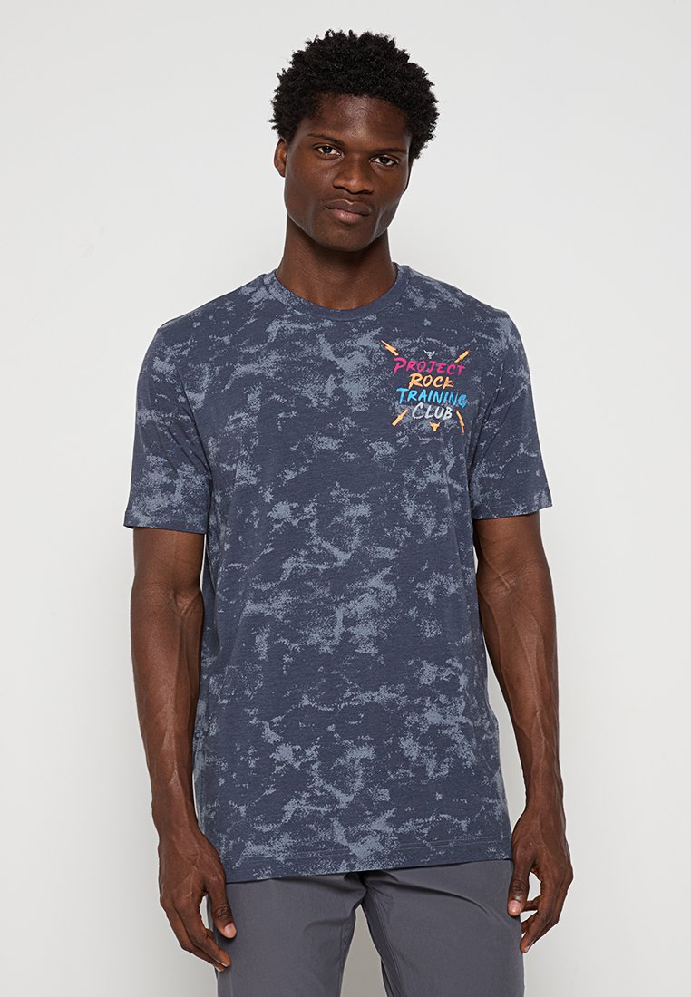 Under Armour T-shirt print grijs