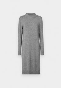 VIRIL CREW NECK MIDI DRESS - Vestido de malha - medium grey melange