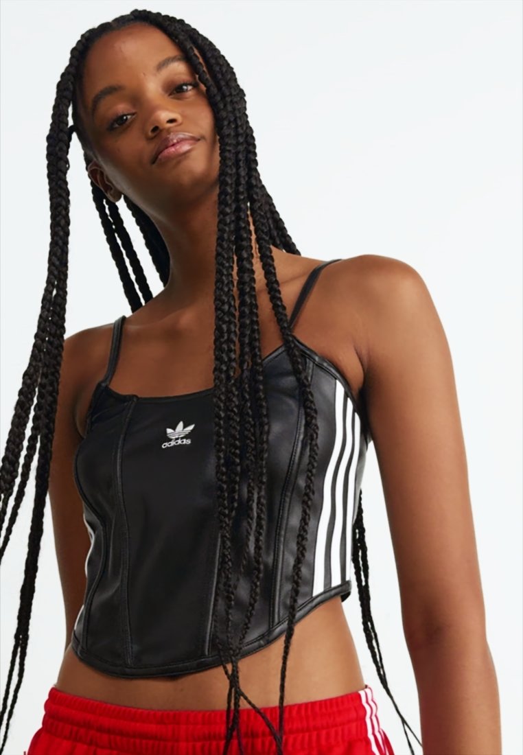 adidas Originals CORSET - Top - black - Zalando.co.uk