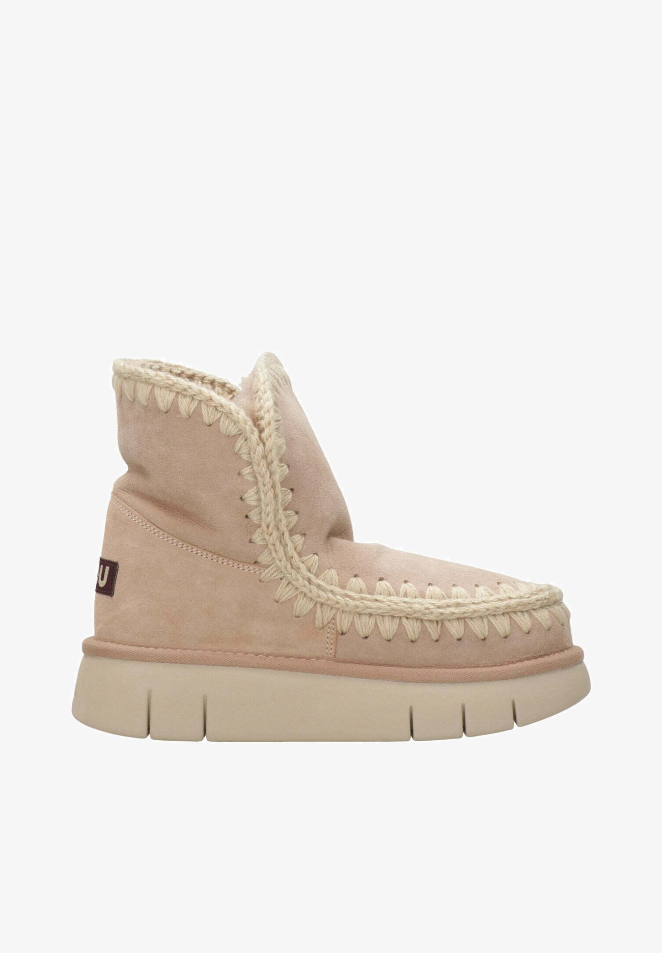 Mou ESKIMO BOUNCE Stivaletti con plateau pink/cammello
