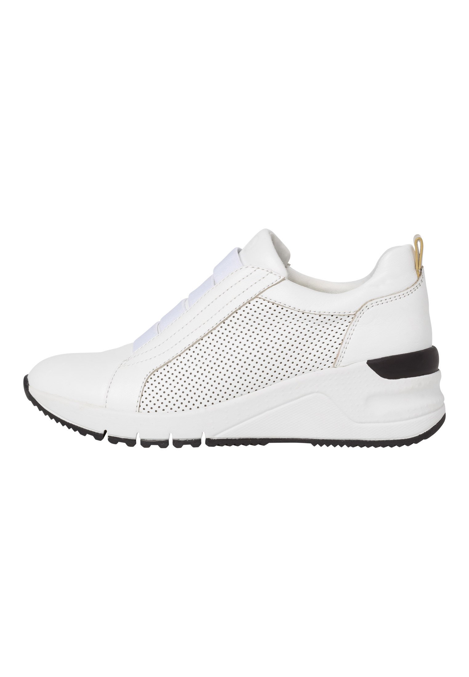 Tamaris SLIP-ON - Sneakers laag - wht/blk/gold/wit - Zalando.nl
