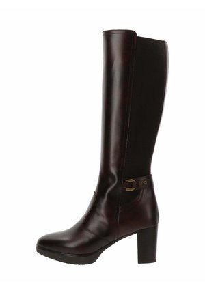 Botas con plataforma - marrone