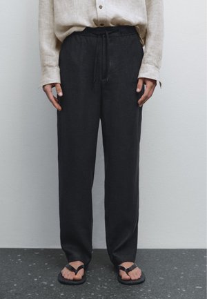 JOGGER FIT - Trousers - black