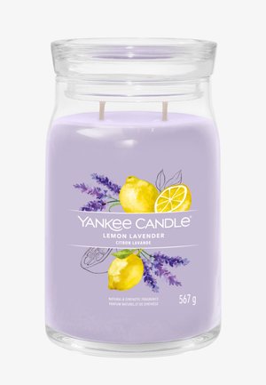 Yankee Candle SIGNATURE LARGE JAR LEMON LAVENDER - Świeca zapachowa