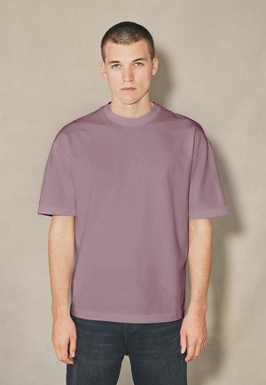 EDIT TEXTURED BOXY FIT  - T-shirt basique - purple