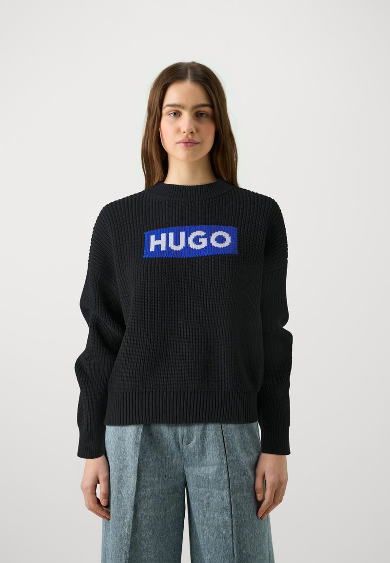 HUGO SLOGER - Pulover - black