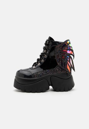 EVIL FAIRY QUEEN BOOTS - Platform ankle boots - black