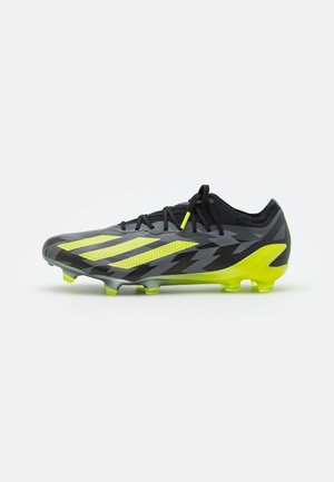 CRAZYFAST 1 FG - Moulded stud football boots - core black/solar yellow/grey