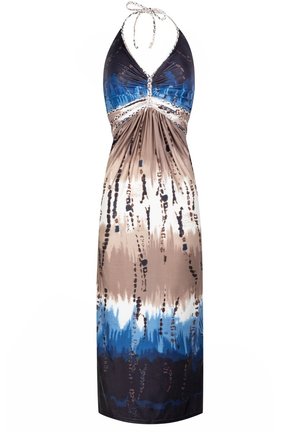 HALTER JURK SEMINYAK - Maxi-jurk - blue