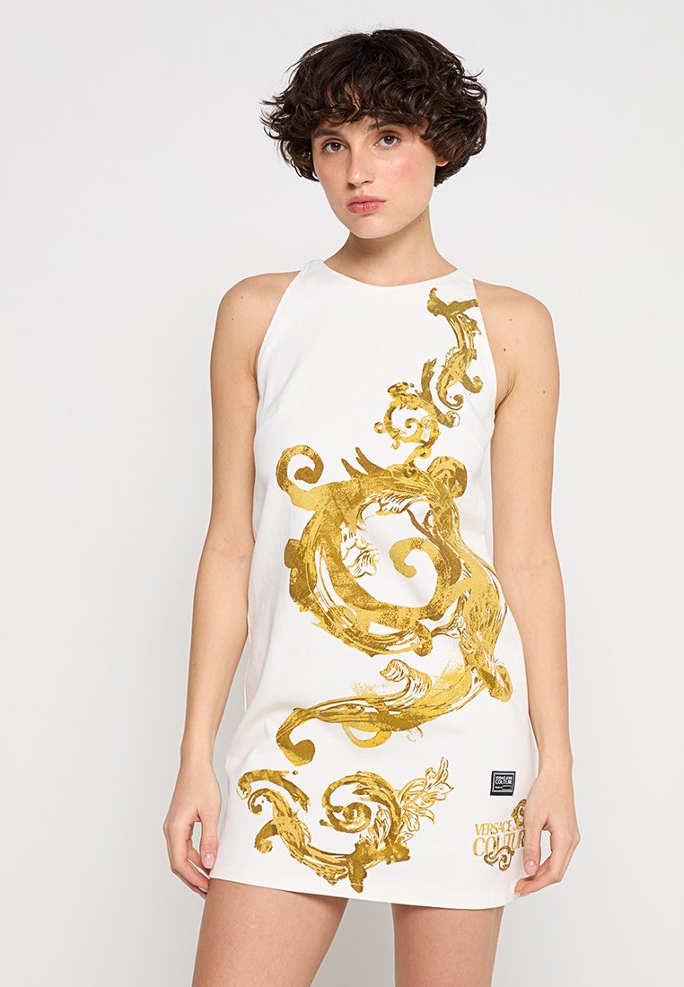 Versace Jeans Couture Jurk wit Versace Jeans Couture Jurk wit