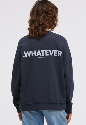 Sweatshirt - blue navy