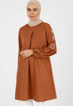 Modanisa CREW NECK TAVIN - Tunikaer - ochre