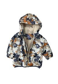 K-Way Giacca invernale - ecru camo boy avio