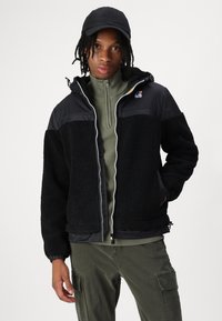 K-Way Giacca in pile - black